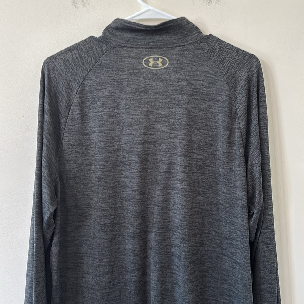 Under Armour Men’s Tech 1/2 Zip Long Sleeve Army Green Size XL - Picture 7 of 9